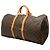 Borsa da viaggio Louis Vuitton Monogram Keepall 60 Marrone - vista 2