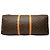 Borsa da viaggio Louis Vuitton Monogram Keepall 60 Marrone - vista 3
