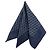 Foulard da taschino stampato blu Hermès in seta