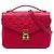 Borsa Satchel Pochette Metis Louis Vuitton Monogram Empreinte Rossa Rosso