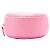 Clutch Chanel em pele de cordeiro acolchoada rosa com pérolas redondas e alça de corrente - vista 3