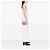 Clutch Chanel em pele de cordeiro acolchoada rosa com pérolas redondas e alça de corrente - vista 6