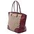 Borsa Tote Bree Gucci in tela GG e pelle di vitello beige - vista 2