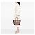 Borsa Tote Bree Gucci in tela GG e pelle di vitello beige - vista 6