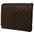 Borsa a Clutch Louis Vuitton Monogram Etui Voyage MM Marrone - vista 2