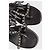 Autre Marque Sandali Saint Laurent neri T.37 Nero - vista 7