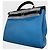 Borsa Hermès Herbag 31 Blu in Pelle - vista 4