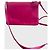 Borsa a tracolla Céline Trio in pelle rosa fucsia - vista 5