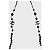 Collana Chanel in metallo argentato e perle nere logo CC Nero - vista 4
