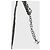 Collana Chanel in metallo argentato e perle nere logo CC Nero - vista 6