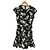 Abito Erdem in cotone stampato nero