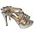 Sandales Prada argents T.35 Silvery