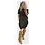 Fendi Tweed-Kleid T.36 Schwarz - Ansicht 2