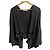 Chloé Black Viscose Coat Style Top Size 36