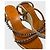 Sandali Christian Louboutin camel T.40 Cammello - vista 3