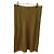 Saia plissada J.Crew lurex dourada Tamanho M Dourado