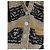 Autre Marque Weste Mes Demoiselles schwarz gold T.2 Beige - Ansicht 3