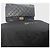 Chanel 2.55 Tasche aus schwarzem gestepptem Leder - Ansicht 11