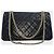 Chanel 2.55 Tasche aus schwarzem gestepptem Leder - Ansicht 5
