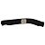 Gucci Black Leather Belt with Elastic Panels Size 80