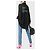 Camicia Balenciaga nera T.34 Nero - vista 8