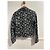 Autre Marque Perfecto Saint Laurent fleurs T.36 Schwarz - Ansicht 4