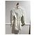 Trench Burberry blanco T.34 - vista 3