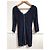 Abito Diane Von Furstenberg blu navy T.4 - vista 4