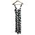 Off White Abito lungo Off-White nero con stampa floreale in viscosa Multicolore