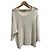 Top Iro bianco in maglia traforata oversize S