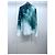 Top Louis Vuitton Tie-Dye de Algodão Verde Manga Comprida Multicor