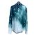 Top Louis Vuitton Tie-Dye de Algodão Verde Manga Comprida