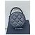 Bolsa de mão Chanel preta em couro de bezerro estilo caixa de joias Multicor - vista 8