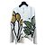 Pull Loewe en coton à motif intarsia floral Multicolore