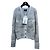 Malha Chanel de cashmere com lantejoulas coleção 25B Multicor