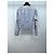 Top Chanel 22S a Righe Blu e Bianche in Cotone Multicolore - vista 2