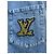 Top Louis Vuitton in Denim Blu con Logo Ricamato Multicolore - vista 3