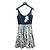 Abito Dior in seta con stampa floreale color-block Multicolore