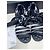 Sandali Chanel Neri in Tessuto con Cinturino a Nastro Double-C Taglia 36 Multicolore - vista 3