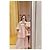 Max Mara Mantel Rosa Kunstpelz Cape Mehrfarben - Ansicht 7