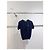 Top Miu Miu de algodão azul marinho Multicor