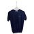 Top Miu Miu in cotone blu navy