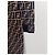 Fendi Maxi Kleid FF Logo Print Viskose Mehrfarben - Ansicht 3