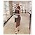 Fendi Maxi Kleid FF Logo Print Viskose Mehrfarben - Ansicht 7