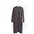 Fendi Maxi Kleid FF Logo Print Viskose