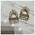 Boucles d'oreilles Chanel 21S Or Perles et Cristaux Forme Sac Multicolore - vue 3