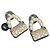 Boucles d'oreilles Chanel 21S Or Perles et Cristaux Forme Sac Multicolore
