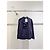 Autre Marque Top Dior Navy de algodón con volantes Multicolor