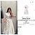 Autre Marque Abito Maxi Dior in Cotone con Ricami Floreali Multicolore - vista 8