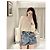 Top Dior Lucky Star in maglia di lino a righe metallizzate Multicolore - vista 6